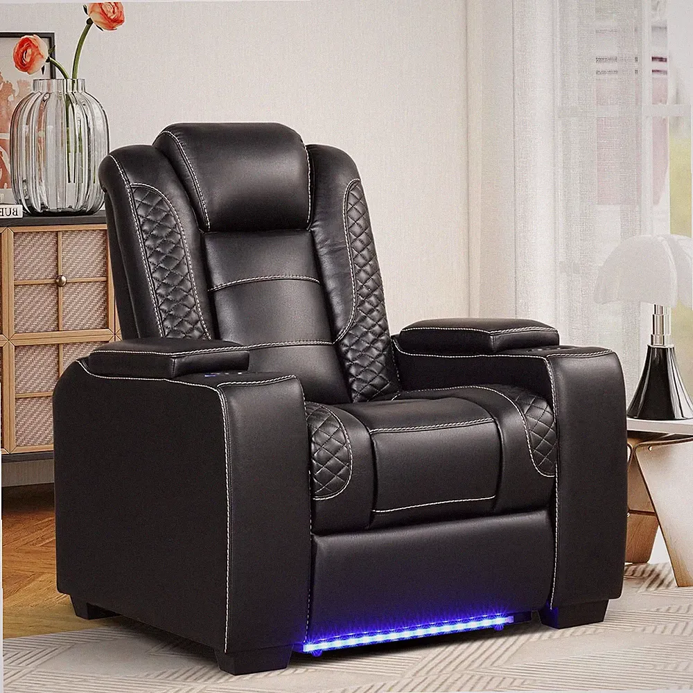 ANJ Power Recliner Home Theater Seating, Electric Recliner Chair with Adjustable