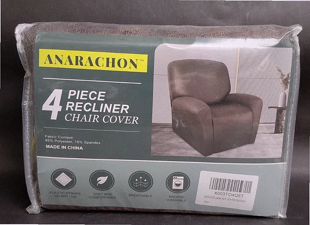 New Listing Anarachon Recliner Chair Cover Leather Like Never Opened
