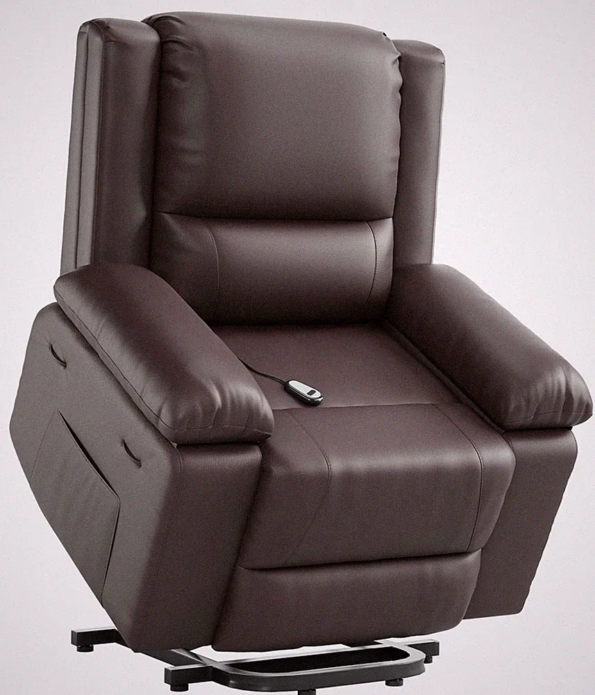 PU Leather Electric Power Lift Chair Recliner Massage Chair With Remote Control